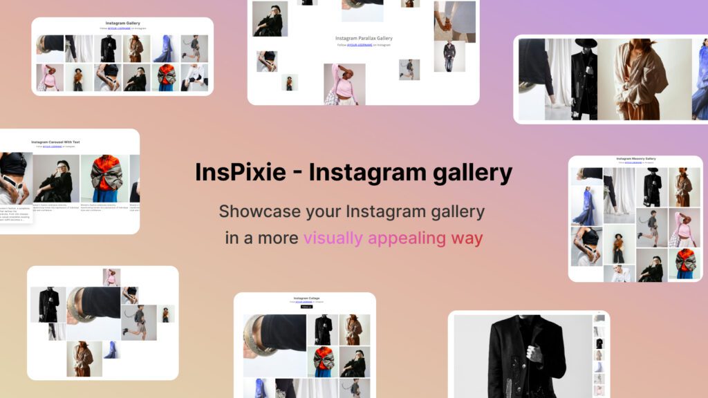 InsPixie Shopify App - Instagram feed gallery
